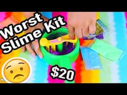 Worst DIY Slime Kit Test Experience