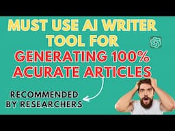 AI writing tool to generate content that is 100% grammar-perfect, and Bypasses AI Detectors.