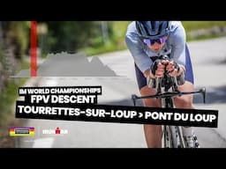 A drone's eye view of Tourrettes sur Loup - Pont du Loup descent | 2024 IMWC Nice Bike Course