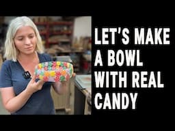 Make a PROFESSIONAL Candy Bowl with Real Candy and Epoxy in 30 Minutes