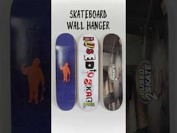 Skateboard Wall Hangers Made From Skateboards 😍🛹