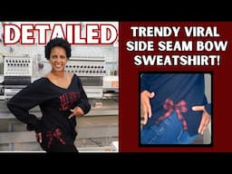 How To Master The Trending Viral Side Seam Bow | Step by Step Detailed Tutorial to Make you Money!