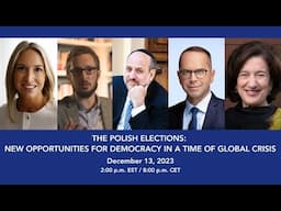 THE POLISH ELECTIONS: NEW OPPORTUNITIES FOR DEMOCRACY IN A TIME OF GLOBAL CRISIS