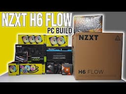 Nzxt H6 Flow SUBSCRIBER PC Build FT 7800X3D & RTX4080Super