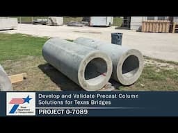 Develop and Validate Precast Column Solutions for Texas Bridges 0-7089