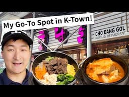 NYC's BEST RATED Korean Spot! (Besides BBQ) Cho Dang Gol in NYC K-Town 초당골