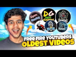 Reacting to OLDEST VIDEOS of free fire youtubers - Gaming with Raahim