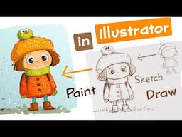 ADOBE ILLUSTRATOR DRAWING & PAINTING- Vector Sketch & Illustration