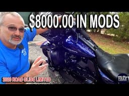 ROAD GLIDE LIMITED MODS - OVER $8000 IN MODS AND ACCESSORIES