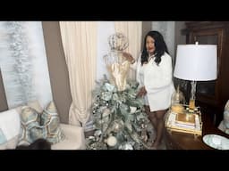 ELEGANT MANNEQUIN TREE/ CHRISTMAS ROOM TOUR #decoratewithme