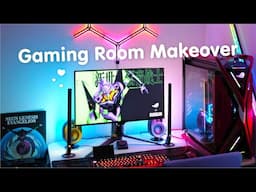 💗 ultimate anime RTX 4090 EVA gaming room |  evangelion x Govee anime gaming lights |