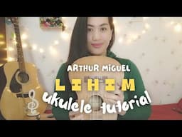 Lihim | Arthur Miguel | Ukulele Tutorial | Easy chords | For beginners