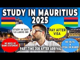 STUDY IN MAURITIUS 🇲🇺 IN JUST 3.5 LAKHS INR || PAY AFTER VISA || STUDY WITHOUT IELTS|| #studyabroad