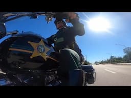 Martin County Sheriff's Office motor deputy shares dangers he faces on the road