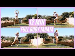 12 MIN SWEATY TABATA⚡️💥 No Repeat & Warm Up Included