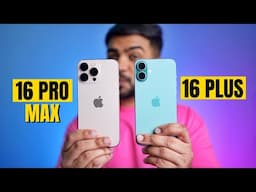 iPhone 16 Plus vs iPhone 16 Pro Max | Do You Really Need Pro ? | Detailed Comparison | Honest Review