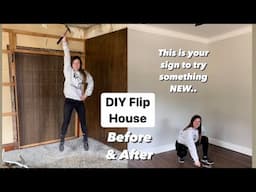 DIY Flip House Before & After Transition | Home Remodel | How To Renovate an Old House