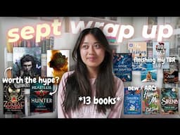 I read 13 books in September... let's talk about it | READING WRAP UP 📚