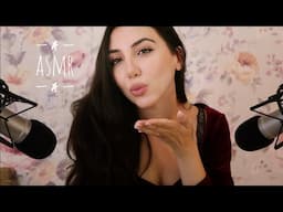 ASMR CloseUP Soft Kisses & Whispers 🫶 Mouth Sounds