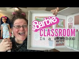 Barbie Classroom in a Shoebox