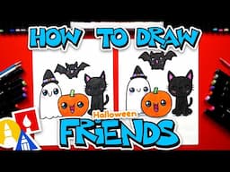 How To Draw Halloween Friends