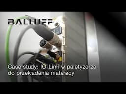 Paletyzer do przekładania materacy z transportera na palety | case study firmy IKANO Industry