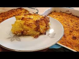 NEW! Hashbrown Casserole - Better than Cracker Barrel - Thanksgiving SideDish -The Hillbilly Kitchen