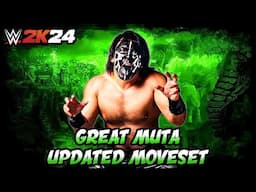 WWE 2K24 Great Muta Updated Moveset