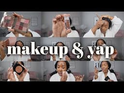 1hr grwm☕️ | let's facetime and do makeup + try a new eyeshadow palette & bronzer | Andrea Renee