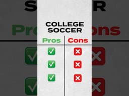 Part 1: The Pros of College Soccer...