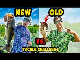 OLD vs. NEW Fishing Tackle CHALLENGE (1v1v1)