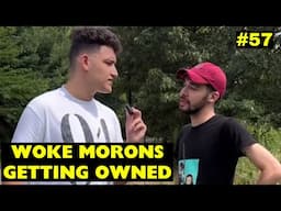 DELUSIONAL WOKE Leftists getting TRIGGERED and OWNED - clown world compilation #57