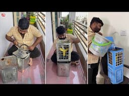 Cooler making from old tin container