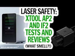 Laser Safety Air Purifier or Inline Fan? xTool AP2 and xTool IF2 at Work with Real Projects