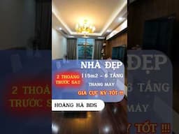 Bán gấp căn nhà quan chức quân đội 115m2 cực đẹp #Hoanghabds#Nhadepphanlo#BdsmatphoHn #HoangHa