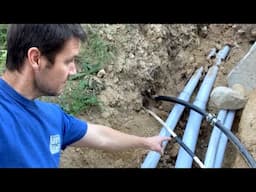 How to Cut and Fix a Buried Power and Water Line