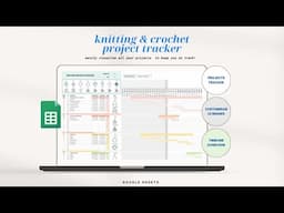 A Fun Way To Track Your Knitting Projects Tracker Google Spreadsheet