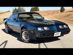 FOR SALE: 1979 ONE OWNER Trans Am, 6.6 Litre Automatic, AC, T-Tops  Nocturne Blue Stock #2035