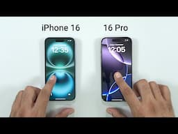 iPhone 16 vs iPhone 16 Pro - SPEED TEST