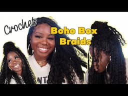 ♡ Easy 2 Hour Crochet Boho Box Braids Ft.Eayon Hair