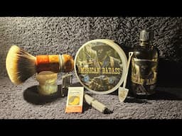 American Badass Shaving Soap - Chisel & Hound Marrakesh Brush - RazoRock Gamechanger .84