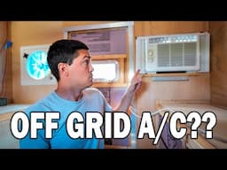 A/C Install in a DIY Truck Camper (Off Grid Air Conditioning)