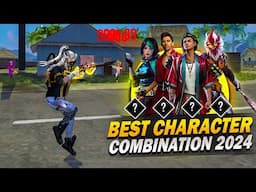 Top 3 Secret Best Character Combination 🔥 For Free Fire 🤯 BR Rank & CS Rank FF Best Combination