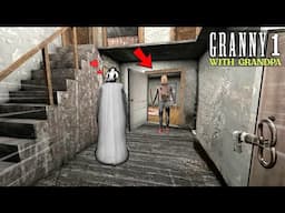 Granny 1 With Grandpa Full Gameplay | Grandpa in Granny Home Sewer Escape