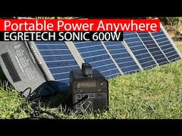 Power Anywhere! Egretech Sonic 600W Portable Power Station Review