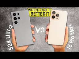 iPhone 16 Pro Max vs S24 Ultra BRUTALLY HONEST