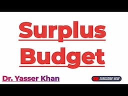 Surplus Budget | Meaning Of Surplus Budget | Government Budget | Budget | Public Finance | Economics