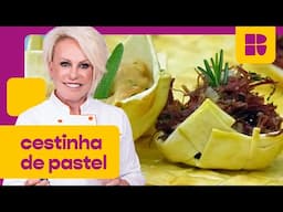 Cestinha de PASTEL com RECHEIO! | Ana Maria Braga | Mais Você