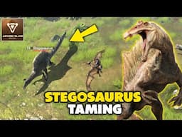 HOW TO TAMING STEGOSAURUS IN JURASSIC ISLAND SURVIVAL | Jurassic Island Survival Gameplay