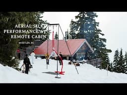 Aerial Silks & Fire Performance at Remote Cabin for Private Party Entertainment Whistler, BC